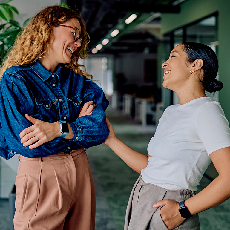 pxp - people laughing together